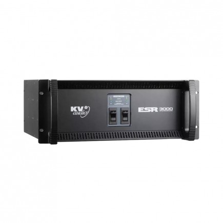 KV2 Audio ESR3000mkII Wzmacniacz, kontroler systemu ESR 2x1300W tri-amp